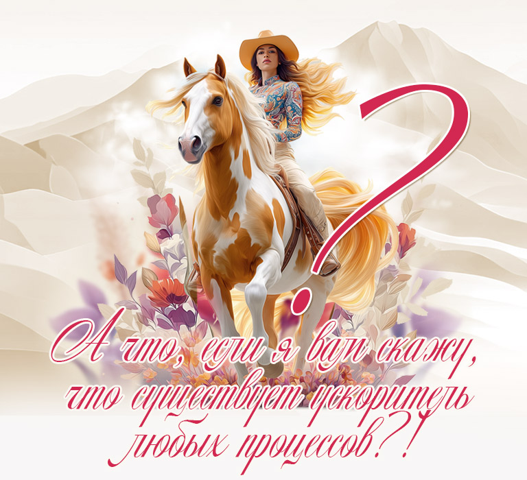 А что, если я вам скажу, что существует ускоритель, любых процессов?!
