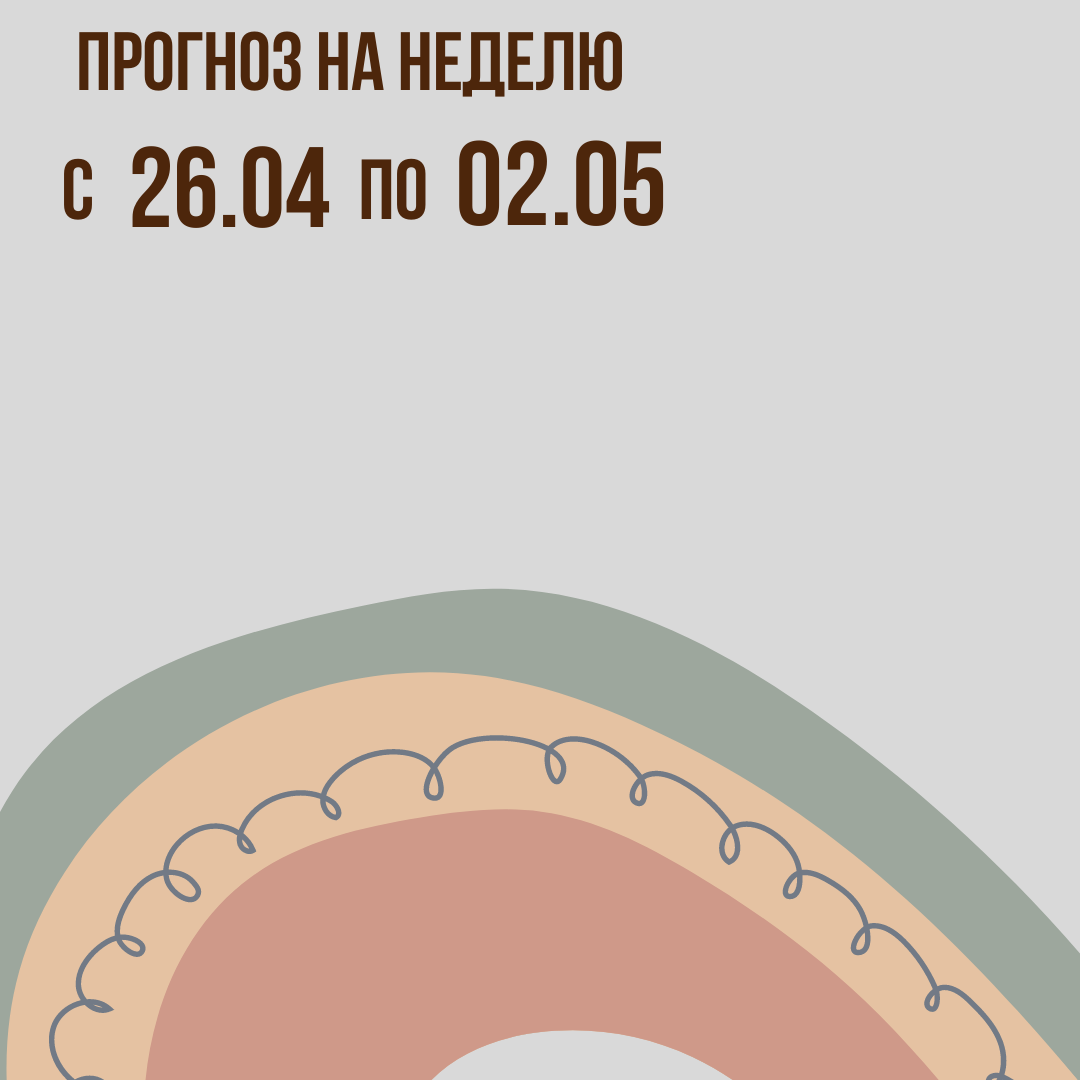 Прогноз на неделю с 26 апреля по 2 мая