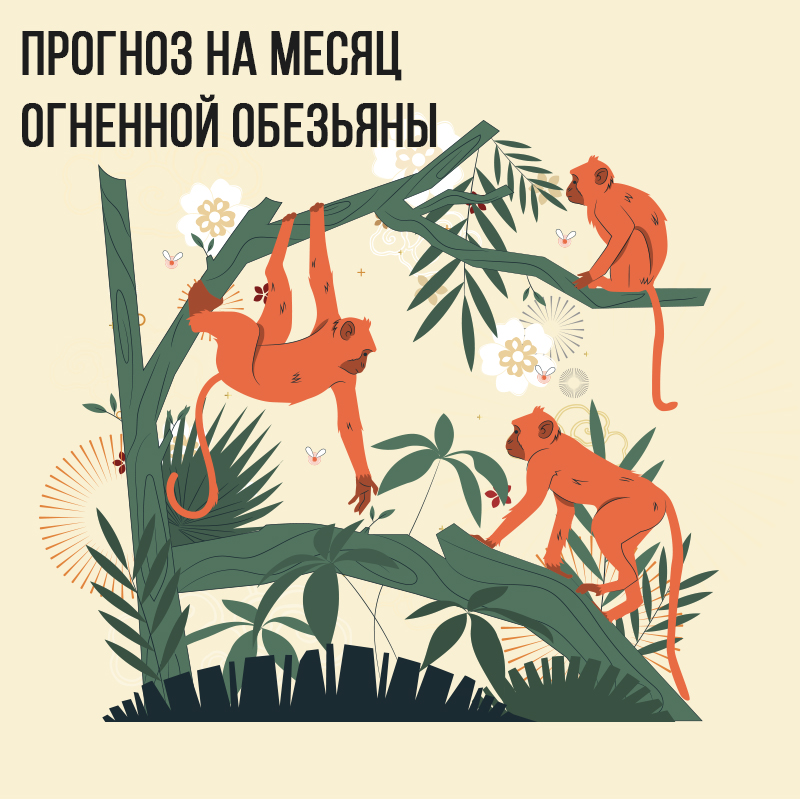 Прогноз на месяц Огненной Обезьяны