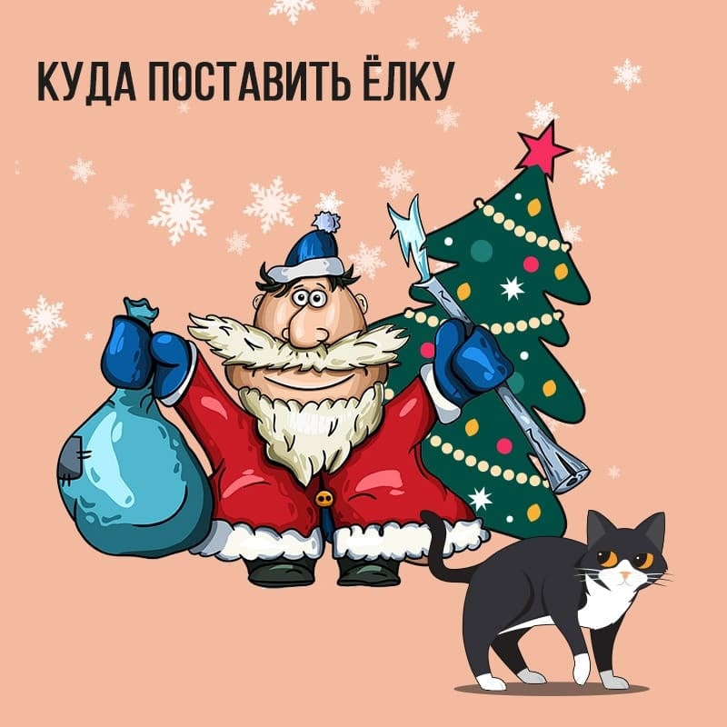 Куда поставить Ёлку