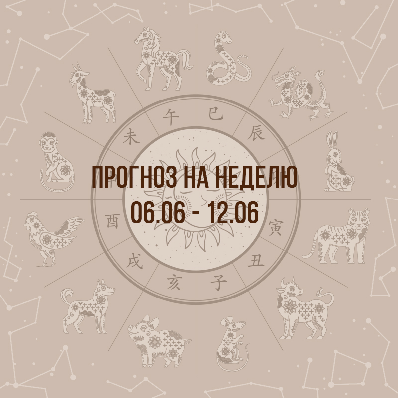 Прогноз на неделю с 6 по 12 июня