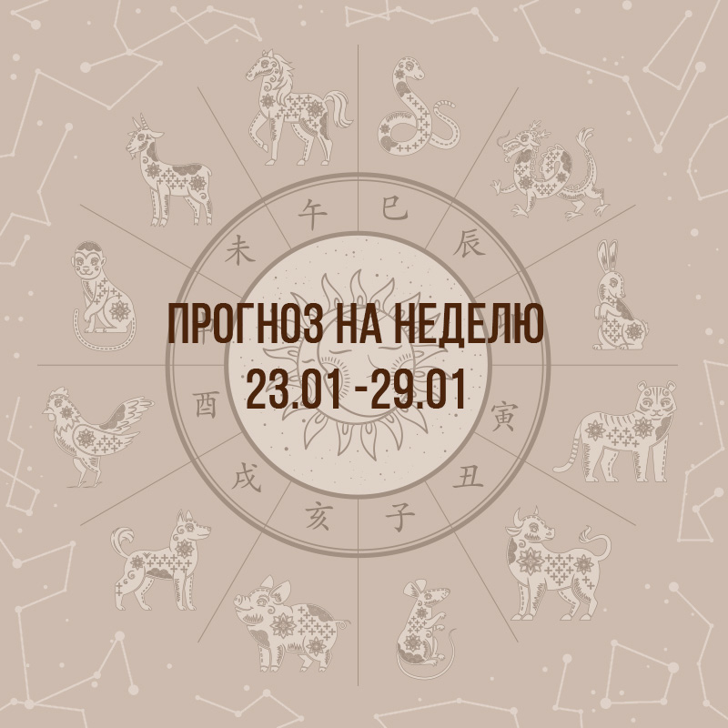 Прогноз на неделю с 23 по 29 января