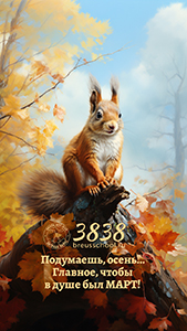 Обои для компьютера или телефона со счастливым числом месяца 3838
