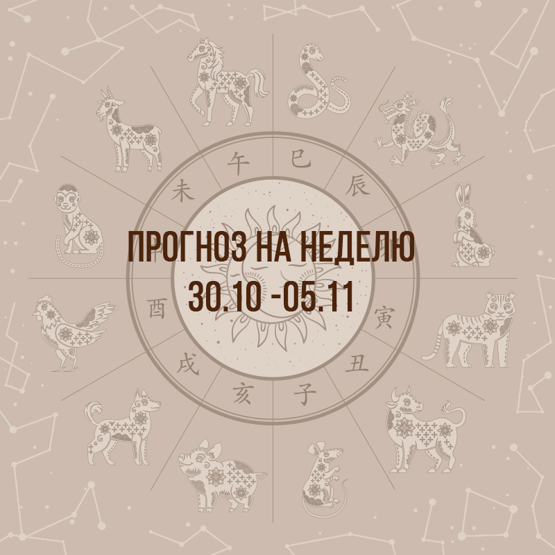 Прогноз на неделю с 30 октября по 5 ноября