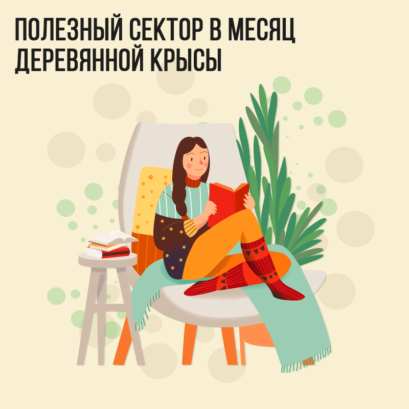 Полезный сектор в Декабре (в месяц Деревянной Крысы)