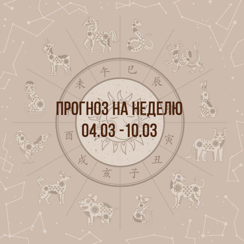 Прогноз на неделю с 4 по 10 марта