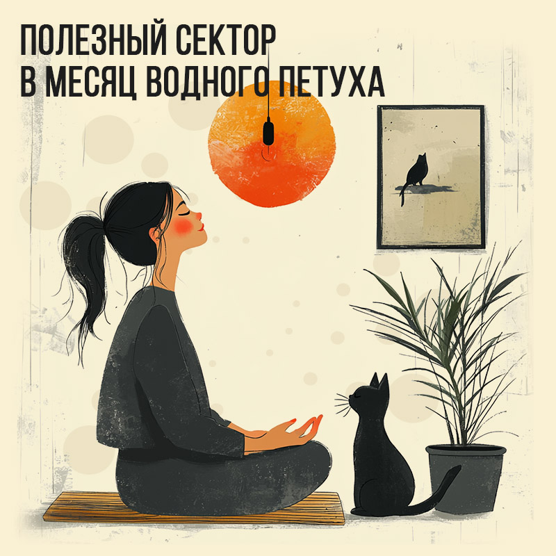 Полезный сектор в Сентябре (в месяц Водного Петуха)