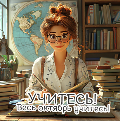 Учитесь! Весь октябрь учитесь!