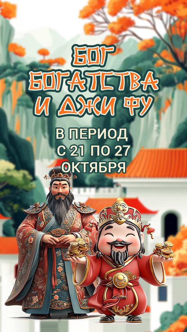 Прогноз на неделю (21-27) : Бог богатства и Джи Фу