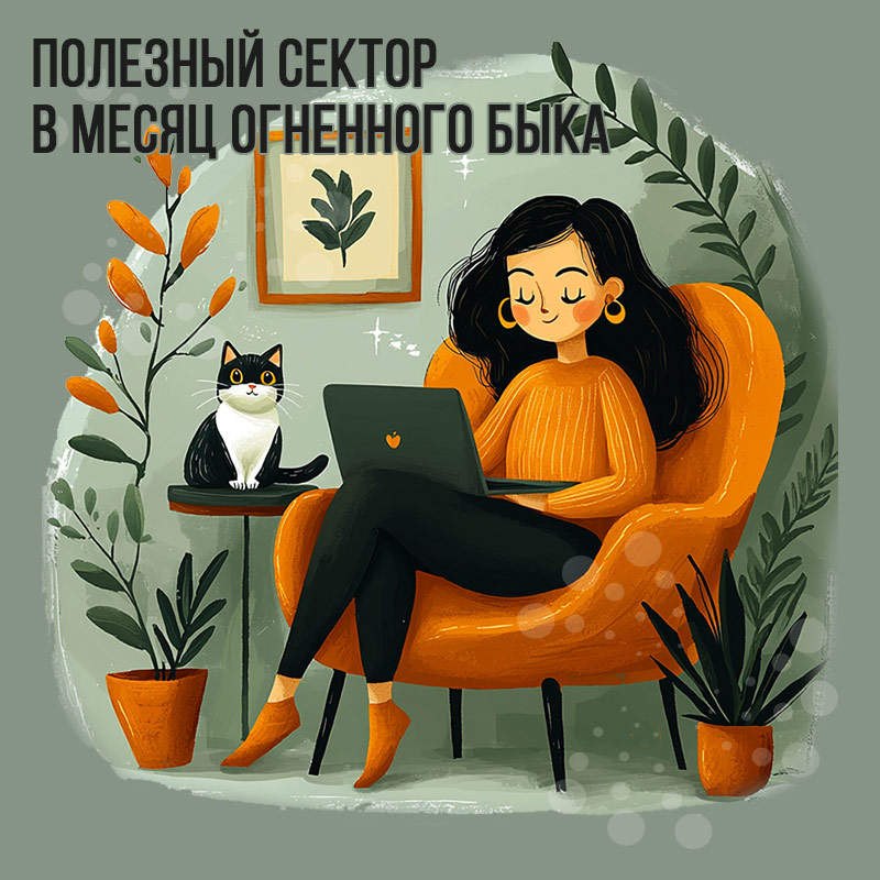 Полезный сектор в Январе (в месяц Огненного Быка)