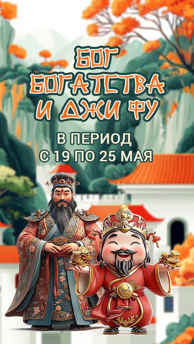 Прогноз на неделю (19-25) : Бог богатства и Джи Фу