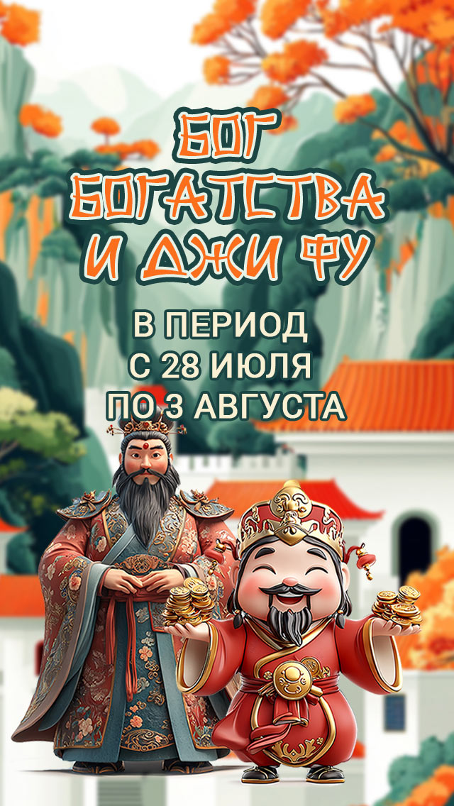 Прогноз на неделю (28-3) : Бог богатства и Джи Фу