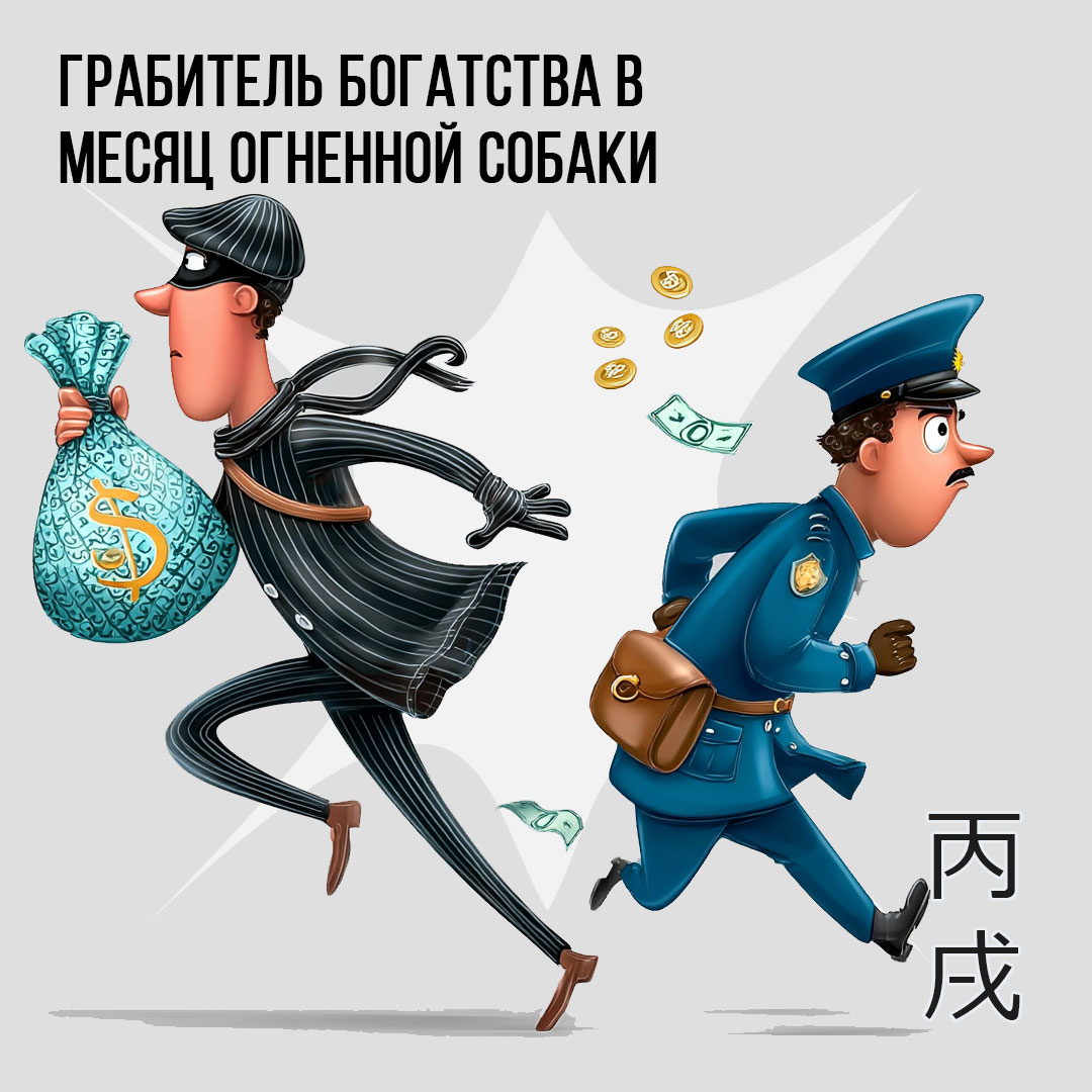 Грабитель богатства в Октябре (месяц Огненной Собаки)