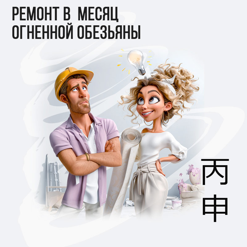 Ремонт в Августе (месяц Огненной обезьяны)
